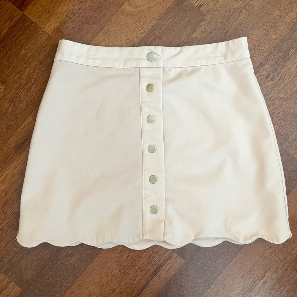 Forever 21 Scalloped Skirt